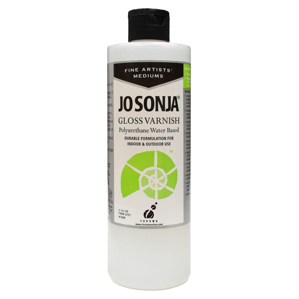 Jo Sonja Polyurethane Varnish Gloss - 16oz Bottle