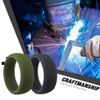 5 x Silikon-Eheringe Herren, Rindenstruktur, Eheringe Sportler, , Workout