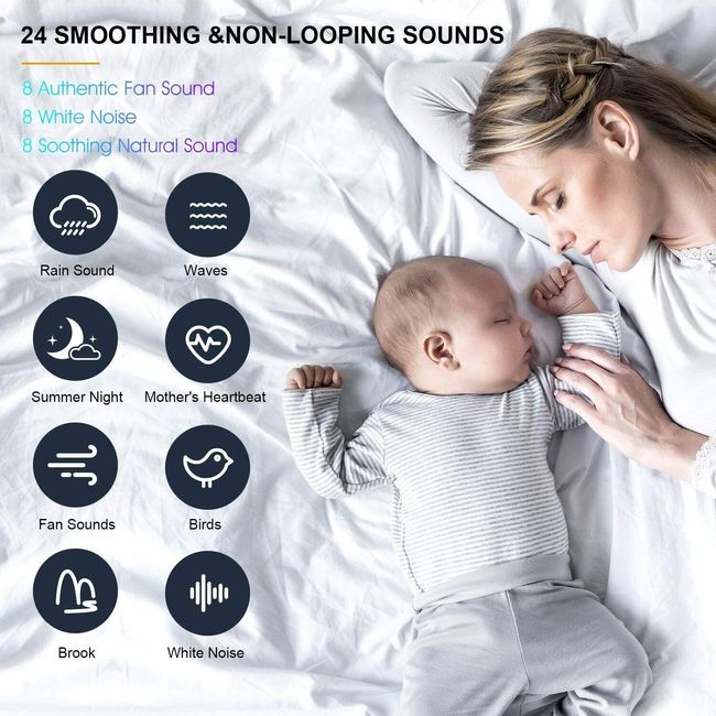 Sound Spa Relax Machine White Noise Baby Nature Peace Therapy Easy Sleep Night