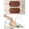 RAVIS Mask Case, Stylish, Portable, PU Leather, Foldable, Antibacterial, Cute, Mask Pouch, Mask Holder, Portable, Light Gray