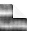 Lush Decor Gingham Check Yarn Dyed Table Runner, 13" x 72", Off-White & Black