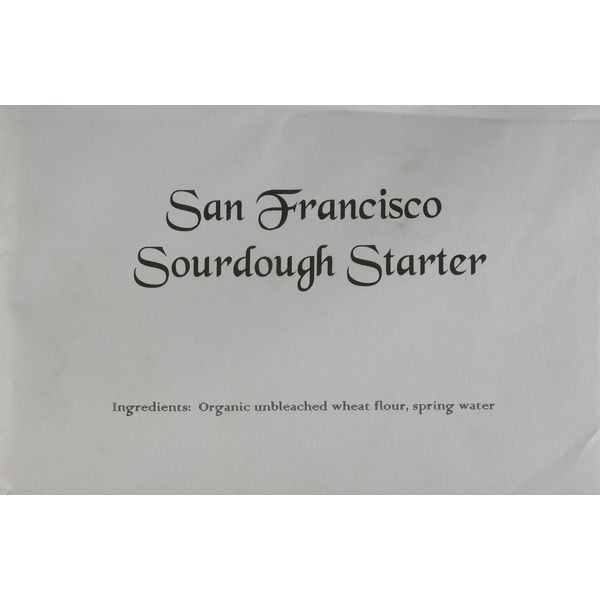 Organic Sourdough Starter The Real One from San Francisco with a No-Questions-Asked Replacement Guarantee