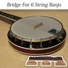 BQLZR Maple Ebony Bridge 6 String Banjo Replacement