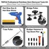 PDR 75pcs Car Body Paintless Dent Repair Tool Dent Puller Kit, Adjustable Width