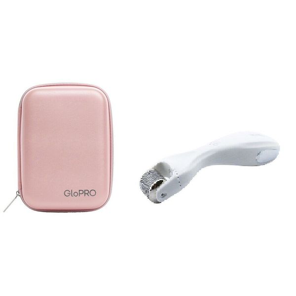 Beauty Bioscience White GloPRO Tool  & Rose Case Pack-n-Glo w Face MicroTip