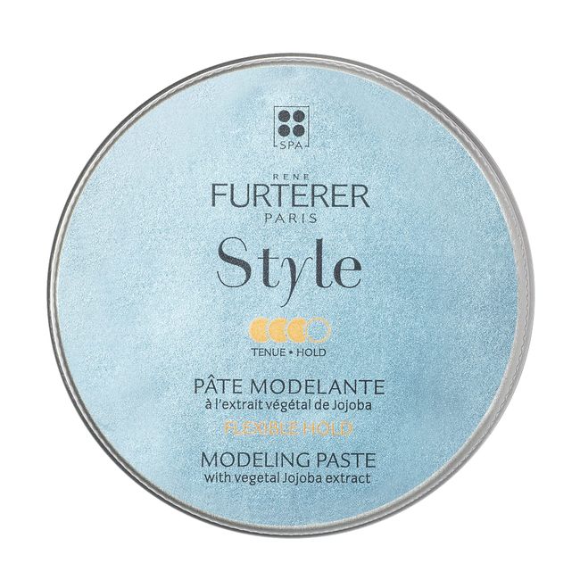 René Furterer STYLE Modeling Paste - Sculpts & Texturizes - Flexible Hold - With Moisturizing Jojoba Extract - All Hair Types - Vegan & Silicone-Free - 2.5 fl. oz.