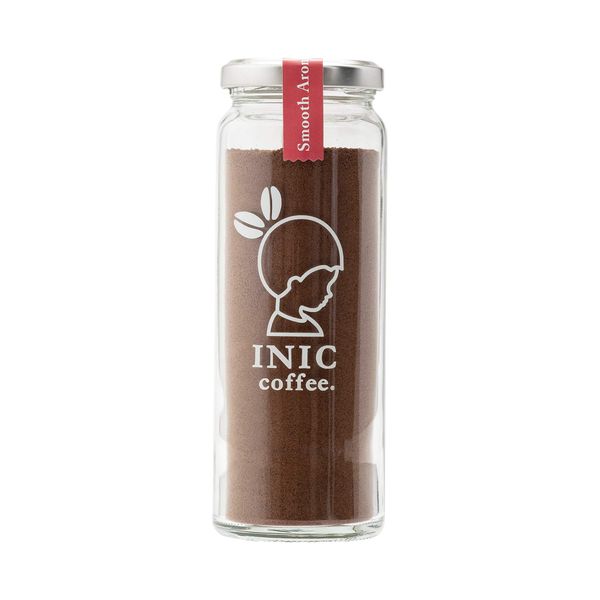 INIC Coffee Smooth Aroma Bottle, 1.9 oz (55 g), Classic Regular Blend, The Best of Powdered Coffee, Taste Adopted by World Barista Champions, Coffee Gift