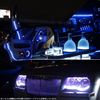 24V Waterproof LED Tape Tape Light 3Chip 20cm Black Base Blue