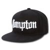 Compton Flat Bill Snapback Black Adjustable Baseball Cap Hat