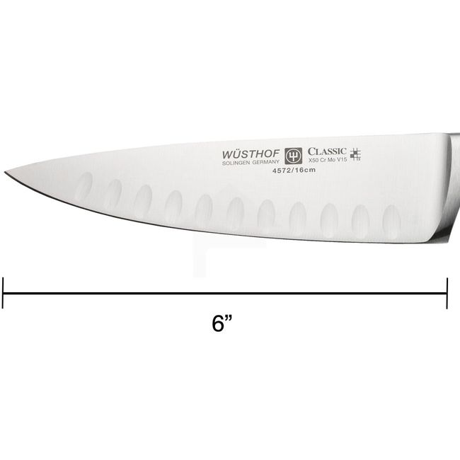 Wusthof Classic 6 Cook's Knife - Black(high Carbon Stainless Steel)