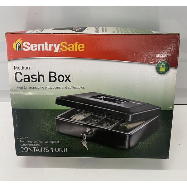 Sentry Safe Medium Cash Box CB-12