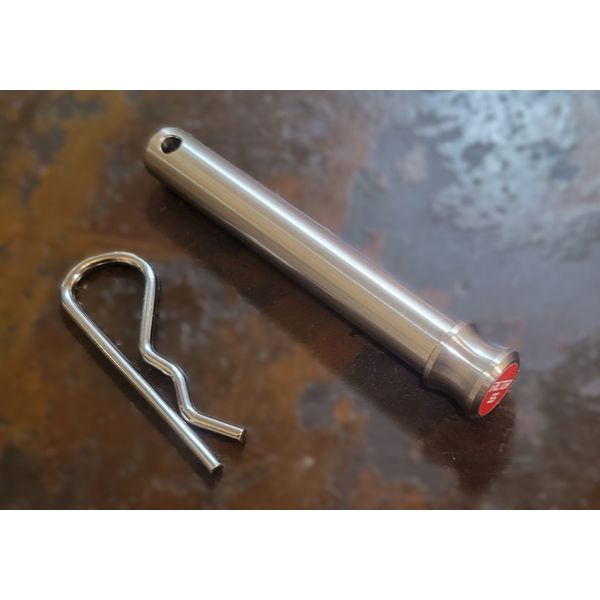 Factor 55 Trailer Hitch Pin Polished Stainless for 2" & 2-1/2" Receivers