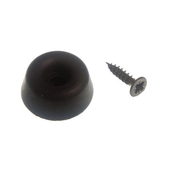 100 x Rubber SEAT Door Buffer Stops Black 22MM 7/8"