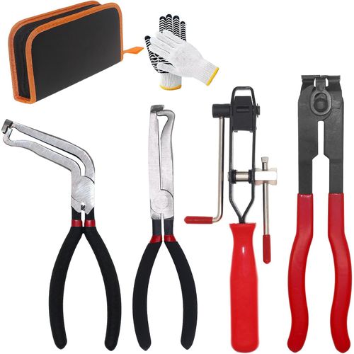 Electrical Connection Pliers 60 Degree Electrical Disconnect Plier CV Boot Clamp Pliers CV Joint Boot Clamp Tool Kit For Automotive UTV ATV Tool