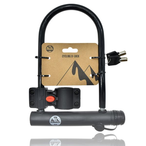 Six Peaks SIC000501 Cycling D-Lock U, Black, One Size
