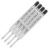 Imprinted Schmidt easyFLOW9000 Ballpoint Refill- Black Ink, Medium Tip 1.0mm - Pack of 4