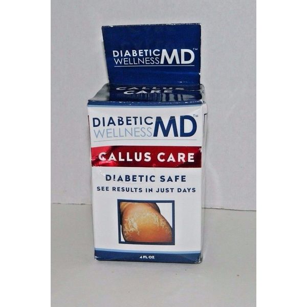 Diabetic Wellness MD Callus Care Diabetic Safe New Worn Box Sealed Rare (N)