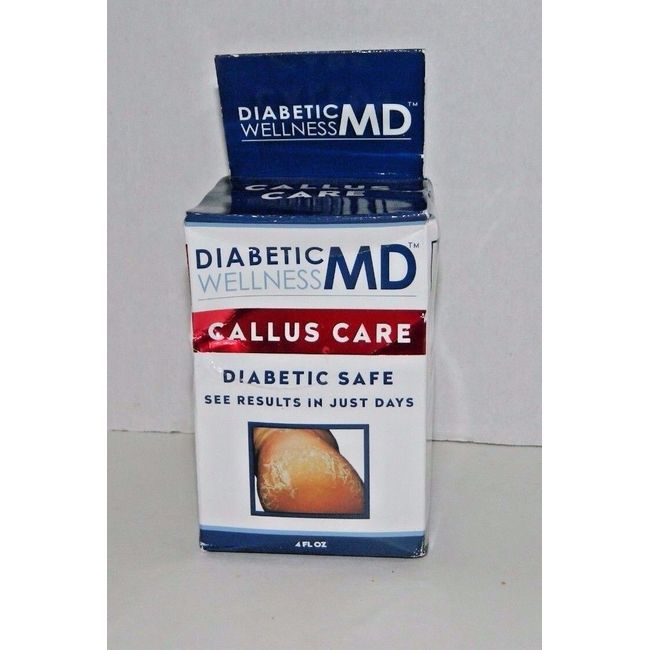 Diabetic Wellness MD Callus Care Diabetic Safe New Worn Box Sealed Rare (N)