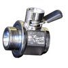 EZ (EZ-207) Silver 26mm-1.5 Thread Size Oil Drain Valve