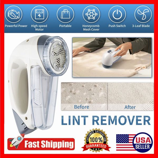 Lint Pill Fluff Fuzz Remover Shaver Electric Clothes Fabrics Sweater Household