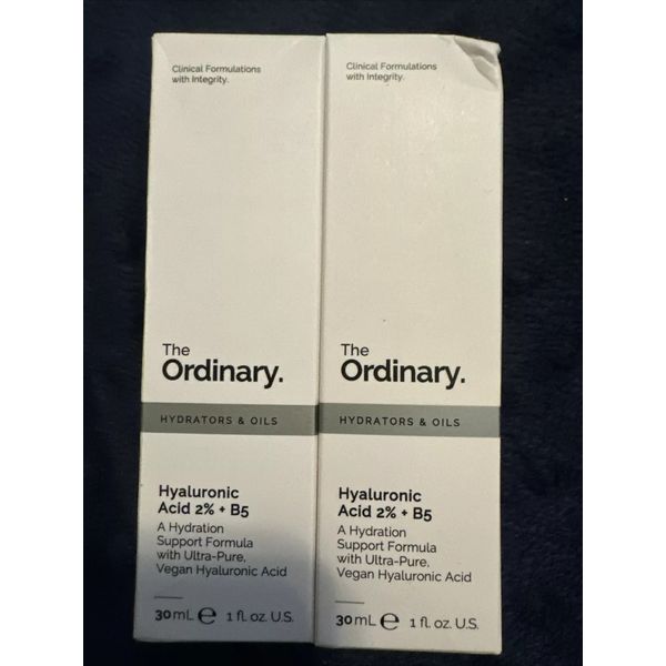 2 Pack - The Ordinary Hyaluronic Acid 2% + B5 Moisturizing Serum - 30ml