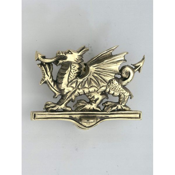 Polished Brass Dragon Door Knocker