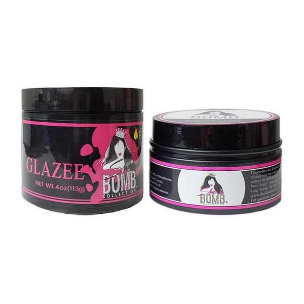 She Is Bomb Collection Edge Gel 3.5 oz + Glazee 4oz