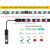 100 Pack Double Installation LED Strip Light Mounting Bracket Self Adhesive L...