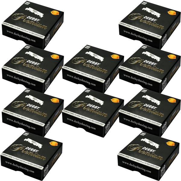 1000 Derby Premium Single Edge Razor Blades - FAST Shipping