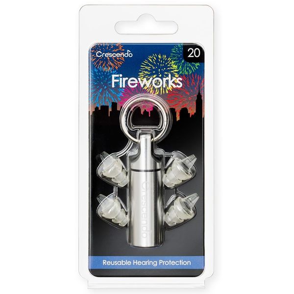 CRESCENDO Fireworks 20 Ear Protectors for Fireworks Viewing Earplugs