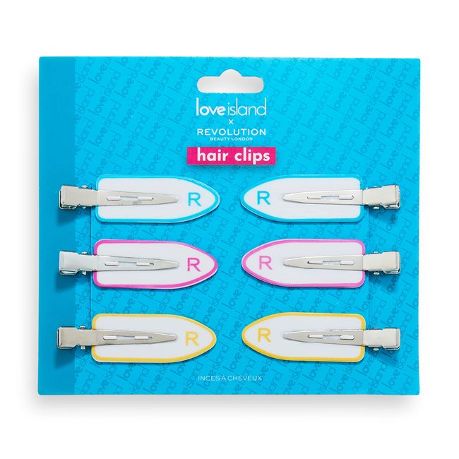 Revolution Beauty London X Love Island, Hair Clips, 6 pack