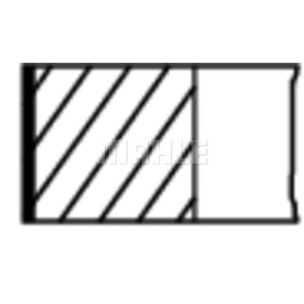 Mahle Original 448 81 N0 Kolbenringsatz