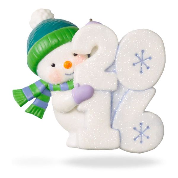 Hallmark Keepsake 2016 "Frosty Fun Decade #7" Dated Holiday Ornament