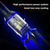 3/8'' Cordless Ratchet Right Angle Wrench Impact Power Tool 2 Battery & 7 Socket