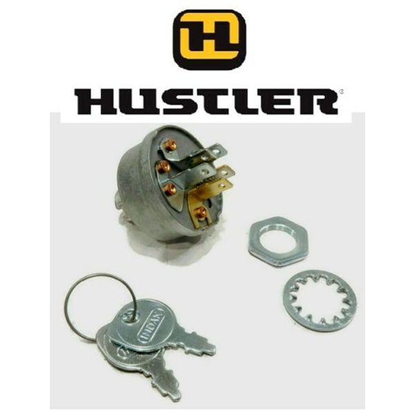 Hustler Zero Turn Mower Ignition Switch - Raptor models, Fastrak models, Super Z