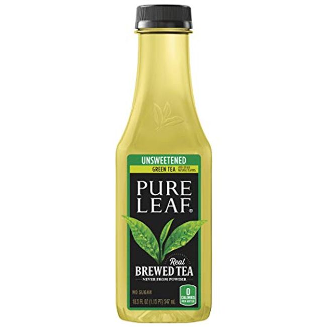 Pure Leaf Sweetened with Lemon Real Brewed Iced Tea, 18.5 oz, 12 Pack  Bottles