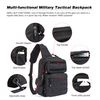 Leaper Military Tactical Backpack Assault Pack Sling Bag Molle Backpack Out Bag Black