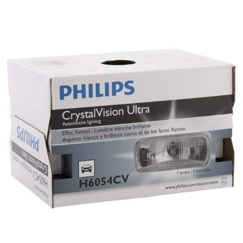 Philips H6054CVC1 CrystalVision ultra Upgrade Xenon-Look Halogen Headlight, 1 Pack