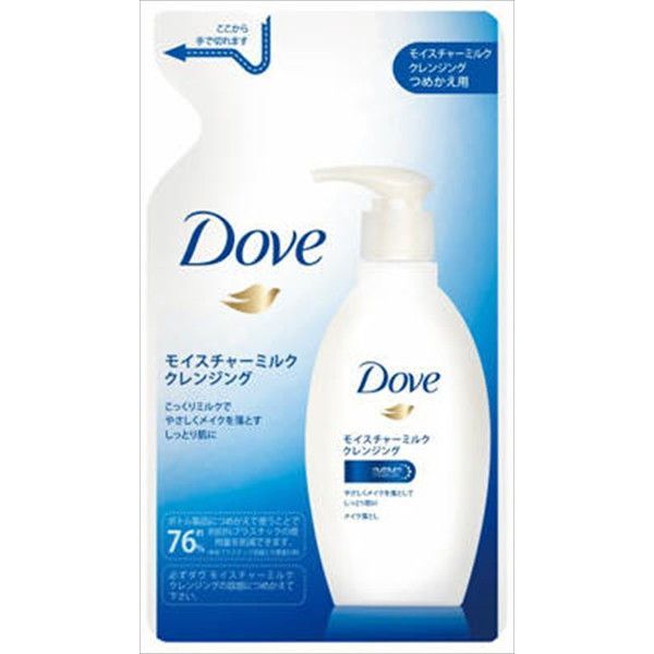 Unilever Japan Dove Moisture Milk Cleansing Refill 180ML Cosmetics Facial Cleansing (Cash on delivery not available)