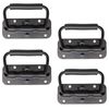 SRTSTR 2 Pack Spring Trunk Handles - Folding Spring Box Handle Tool Box Handle Replacement Tool Box Handle
