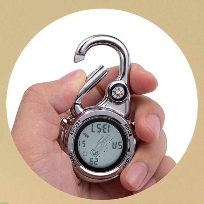 Digital Pocket Watch with Outdoor Functions