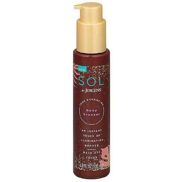 SOL by Jergens Tone Enhancing Body Bronzer Wash Off Color 3.4 fl oz 377029