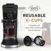 Ninja Dual Brew Coffee Maker 6 Reusable Refillable K Cup Coffee Filter Pods