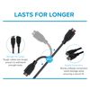 Maplin MAPCUS68 Premium Kabel (USB A männlich auf Micro USB B männlich, 0,75 m) Schwarz