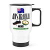 Rugby Australia Travel Mug Cup with Handle