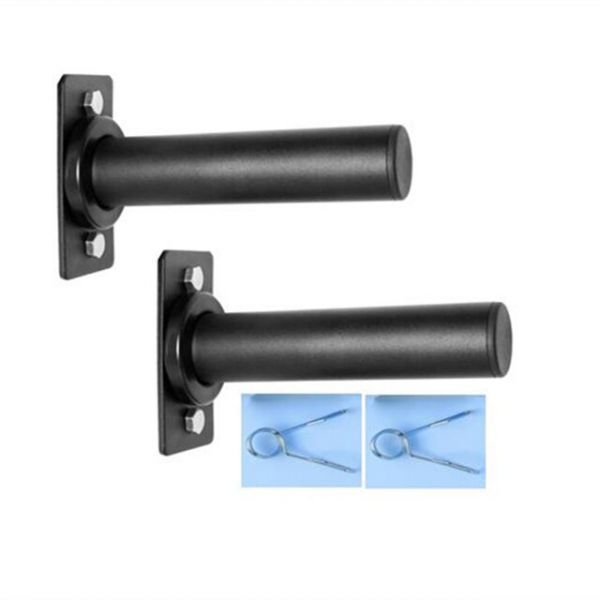 Clip Wall Mounted Weight Plate Holder Gym Barbell Storage Rack Inch Space Efficient Pairs, Pairs