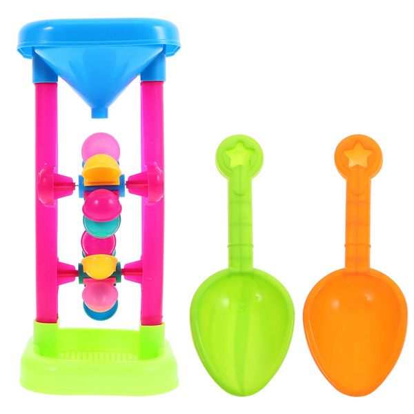 Totority Sand and Water Wheel Tower - Flowing Sand and Water Sand Toy Water Wheel Toy Beach Sand Toy Beach Water Wheel Water Sand Table Outdoor Toys