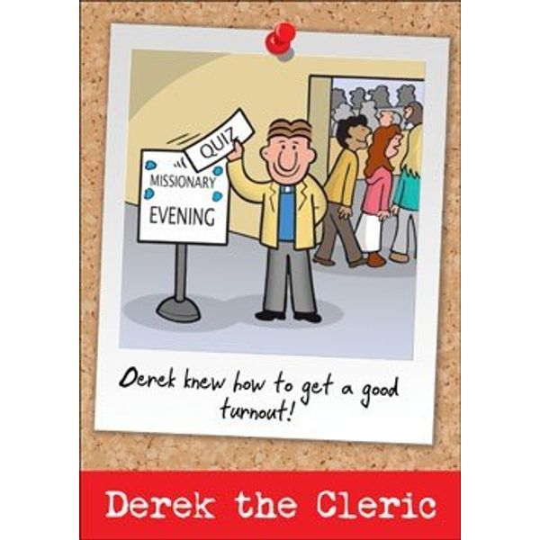 Derek The Cleric - Quiz - Greetings Cards X6 Pack