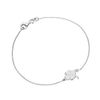jewellerybox Sterling Silver Four Leaf Clover 7 Inch Bracelet