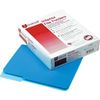 Universal UNV12301 1/3-Cut Assorted Tab Interior File Folders - Letter Size, Blue (100/Box)
